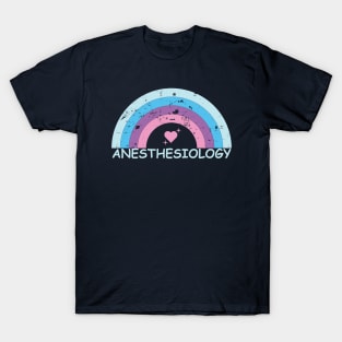 Anesthesiology Rainbow T-Shirt